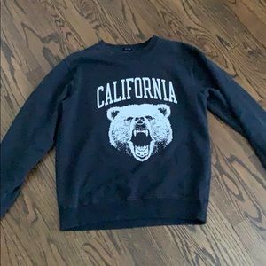 Brandy Melville California Bear Crewneck